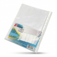 Set 20 folii protectie documente A4 transparente 40 microni Okerman